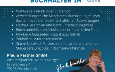 Buchhalter (m/w/d) – Teilzeit / Vollzeit